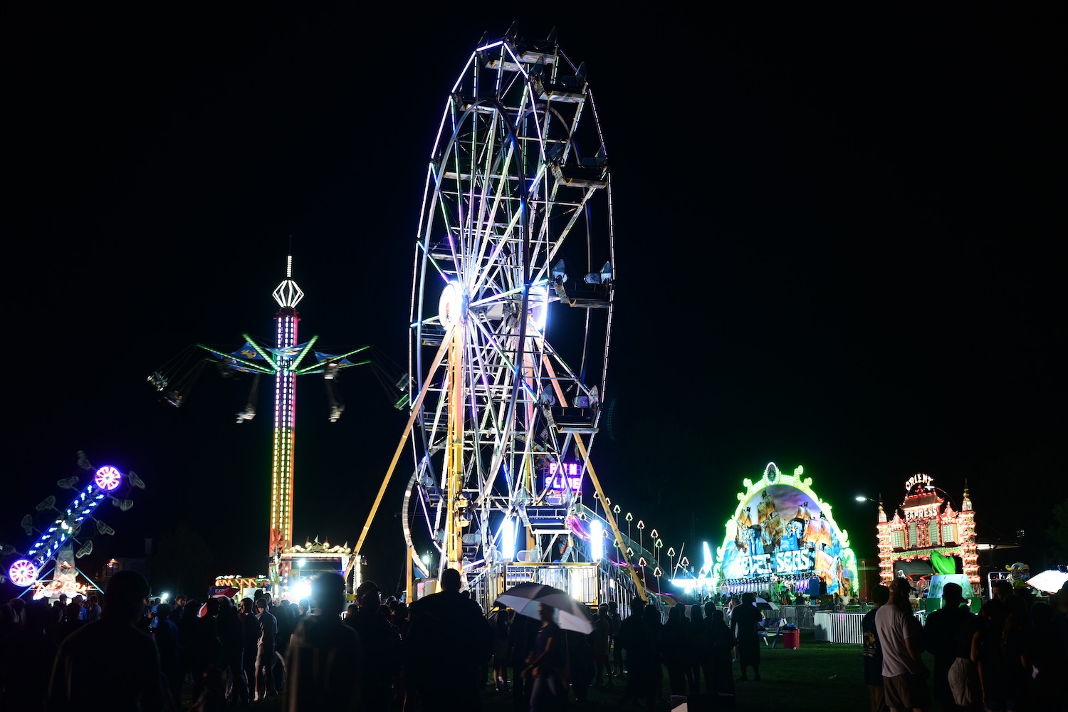 carnival at night